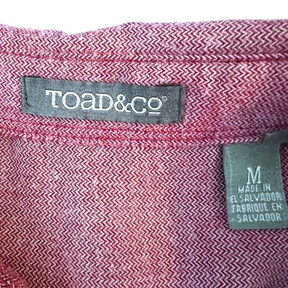 Toad & Co Dakotah Button Down Travel Tunic Medium - Picture 5 of 10